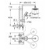 Hansgrohe Croma E Showerpipe 280 1Jet EcoSmart with Thermostat - 27660000